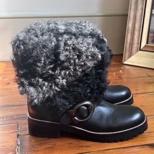 Coach Shearling Winter Boots